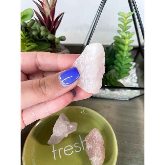 Raw Rose Quartz Chunk Intuitively Chosen Crystal - Picture 6 of 7